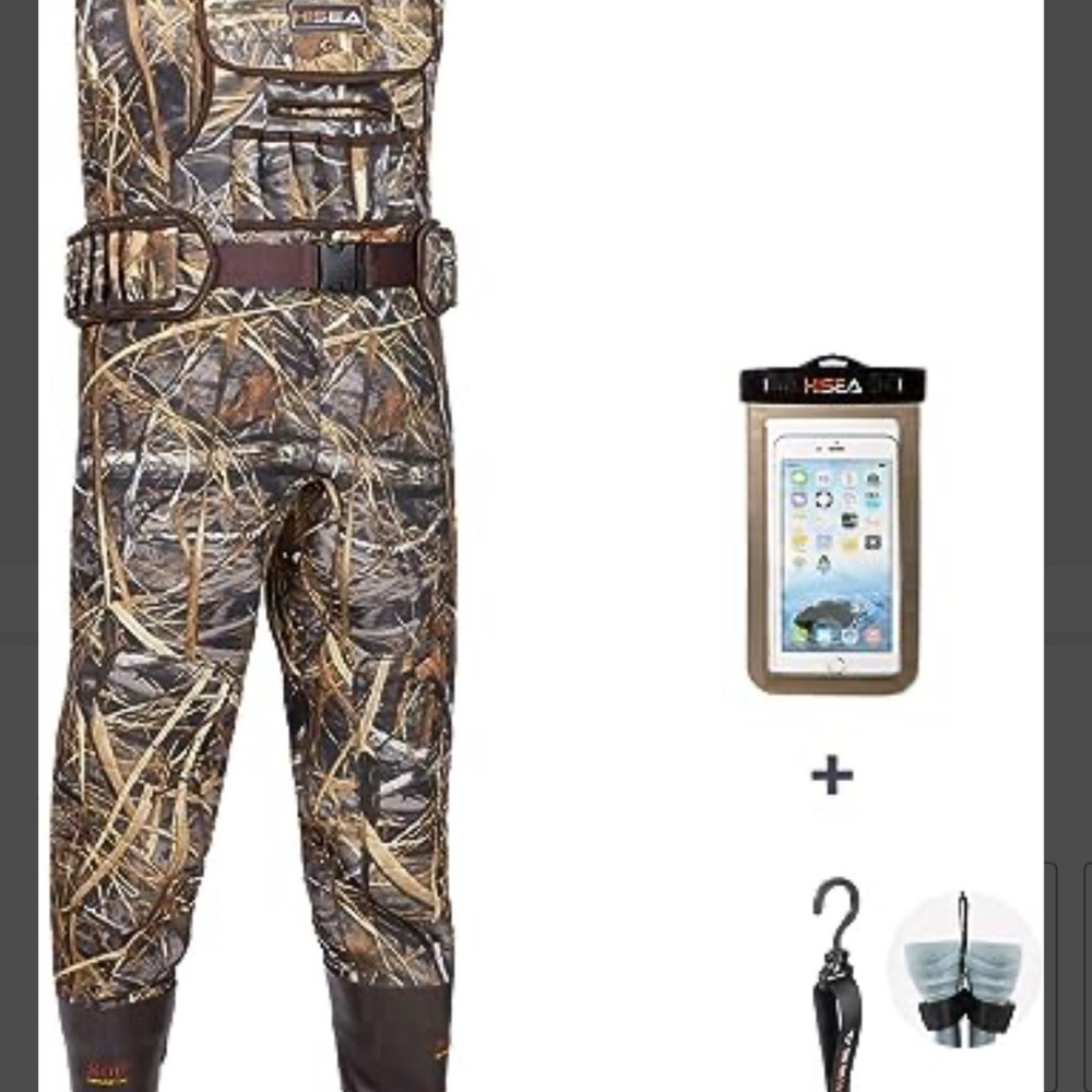 Neoprene fishing, duck hunting waders
